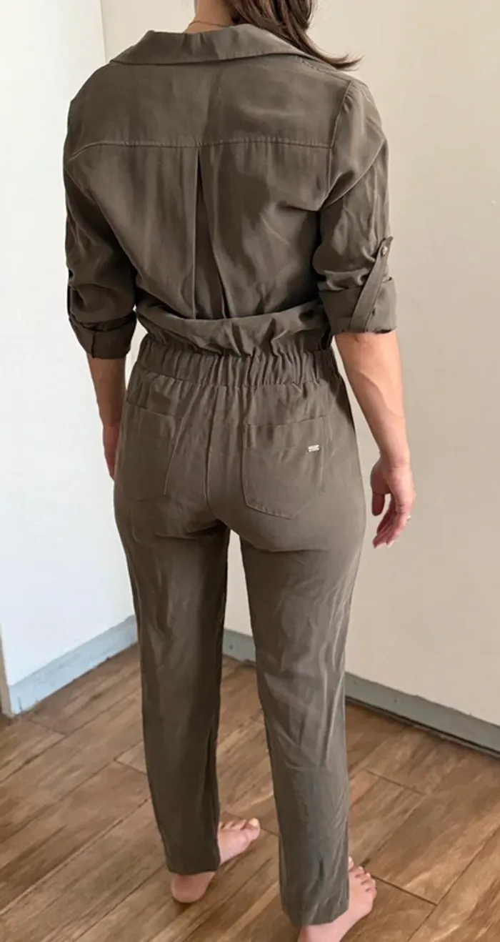 Combinaison kaki Banana Moon – Taille XS (jamais portée) - photo numéro 2