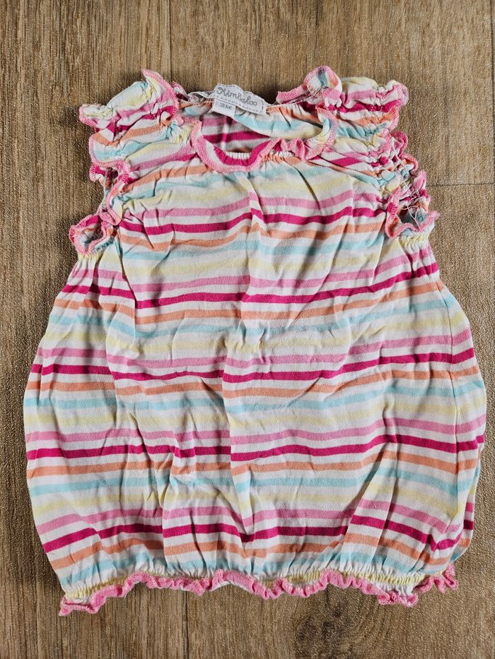 Lot 13 pièces vêtements bébé fille 3 mois printemps avec chaussures et ensembles été très bon état - photo numéro 10