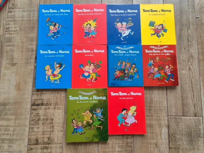 Lot de BD Tom-tom et Nana - 5€ le livre