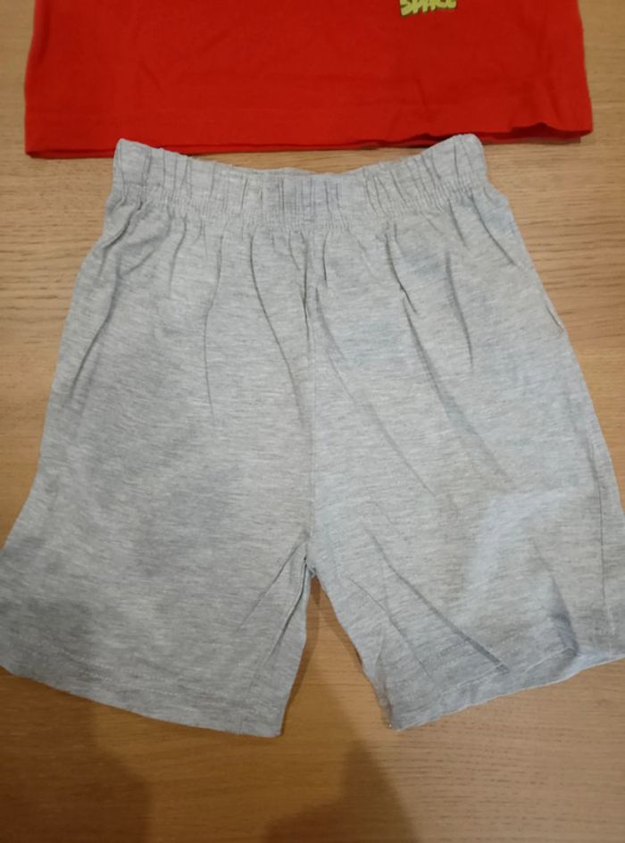 Ensemble 2 pièces - Pyjama - Pyjashort - Garçon 4 ans - photo numéro 3