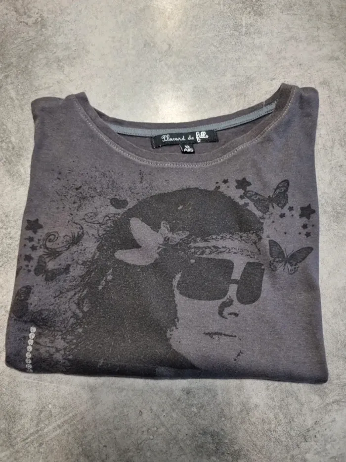 T-shirt Placard de Fille - photo numéro 2