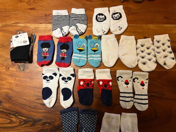 Lot chaussettes et chausson bébé garçon - photo numéro 5