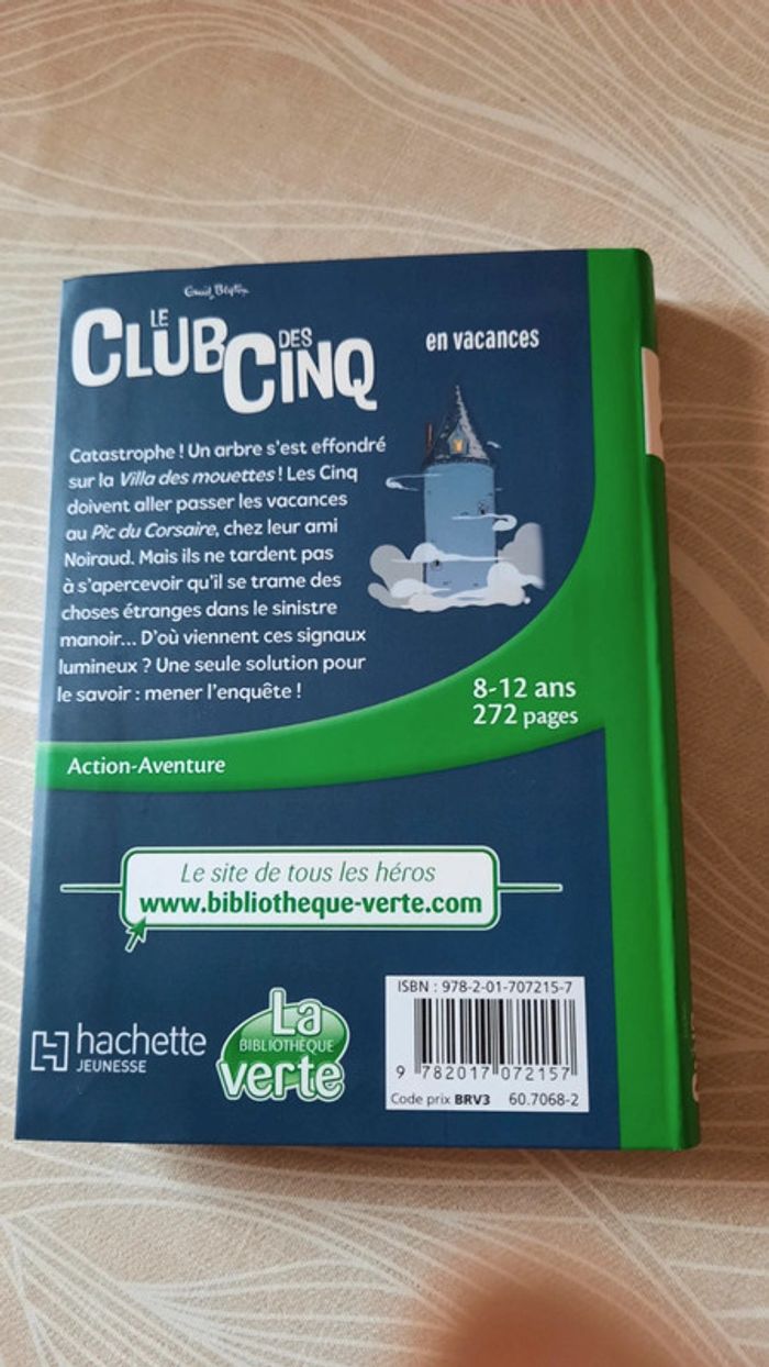 Livre - Le club des cinq en vacances - photo numéro 2