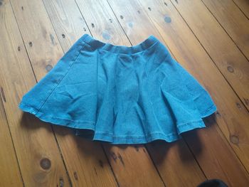 Jupe effet jean volante tournante 5 ans