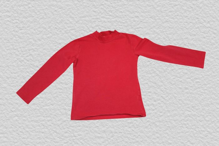 T-shirt rouge manches longues Absorba - 4 ans - Très bon état