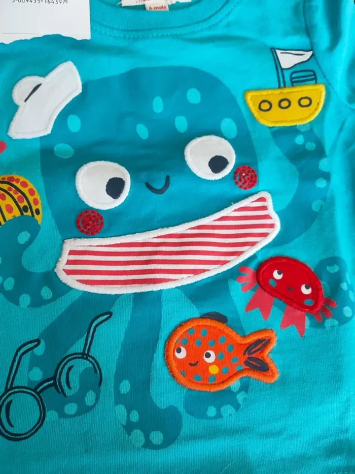 Tee shirt blau neuf du pareil au même - photo numéro 2