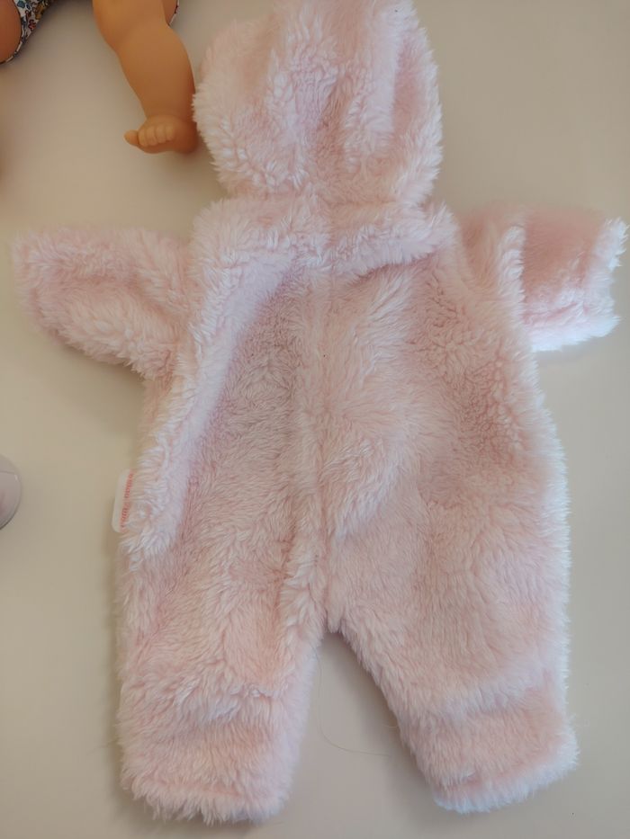 Poupon 30 cm ensemble ourson rose - photo numéro 4