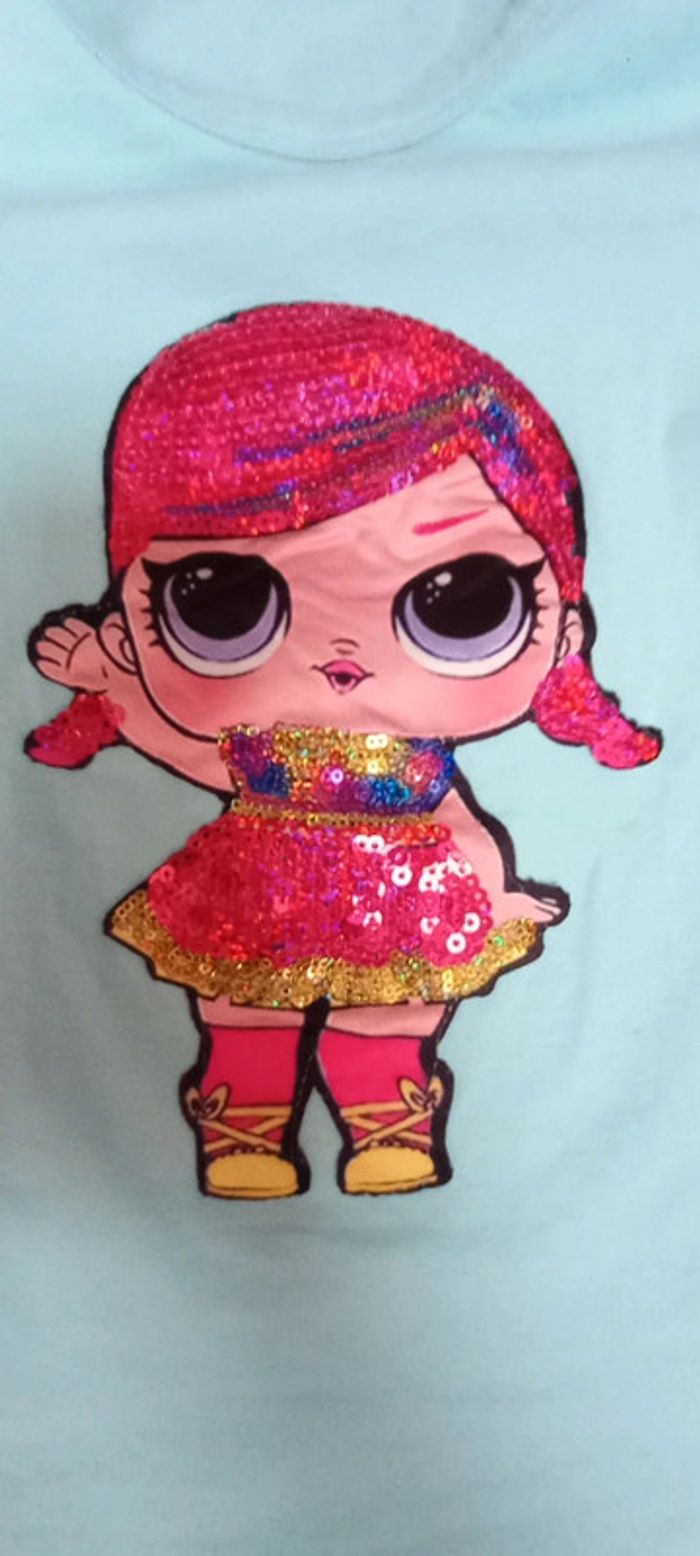 T-shirt 4 ans bleu Jolie Angel - photo numéro 7