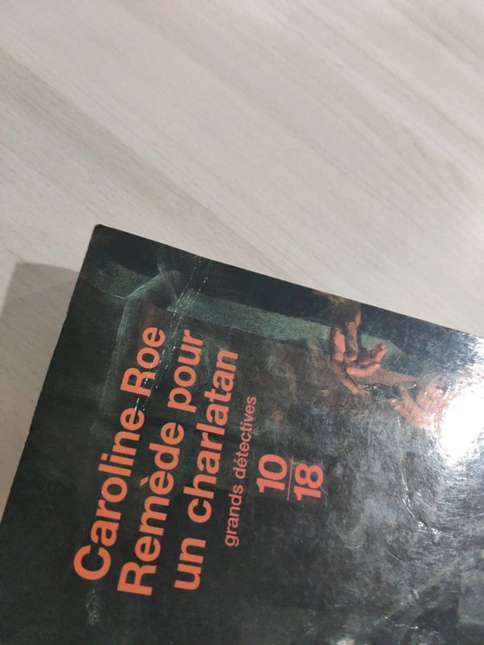 Livre poche 10/18 remède pour un charlatan Roe grands détectives - photo numéro 2