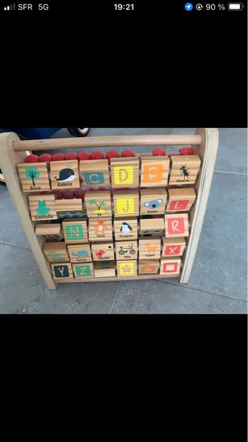 Boulier d'apprentissage en bois FSC