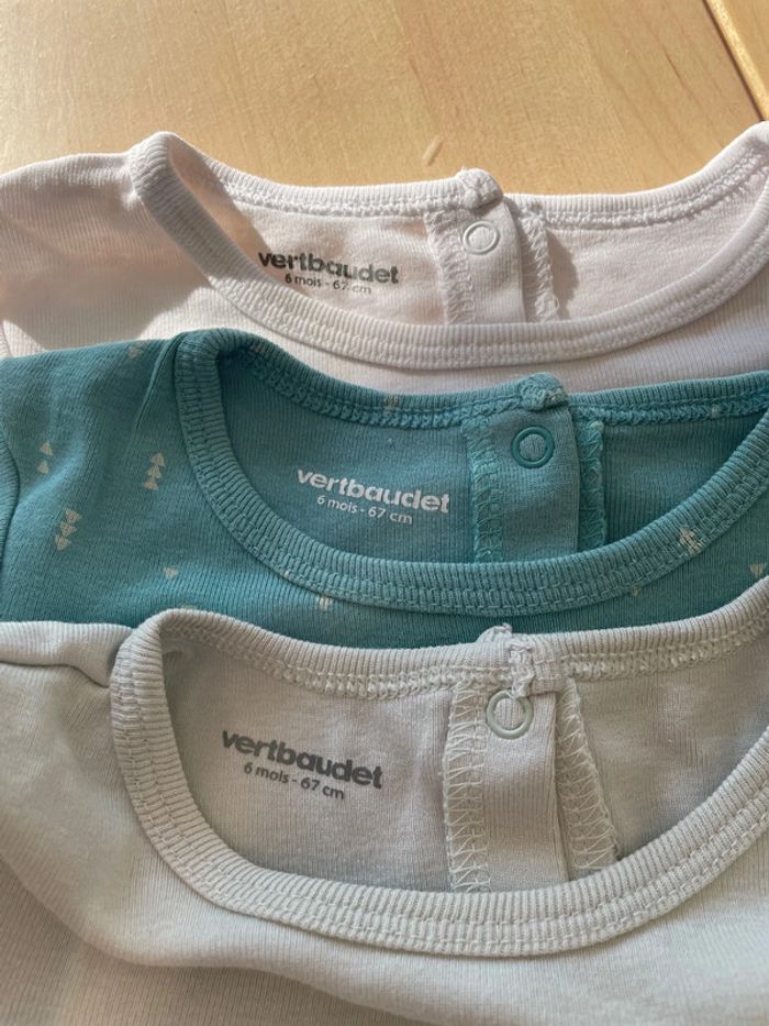 Lot de 3 pyjamas 6mois verbaudet - photo numéro 5