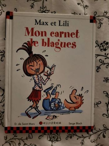 Livre Max et Lili - Mon carnet de blagues
