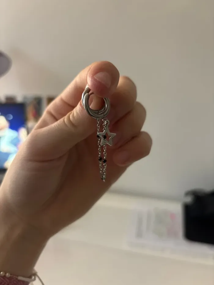 boucle d’oreille étoile - photo numéro 3