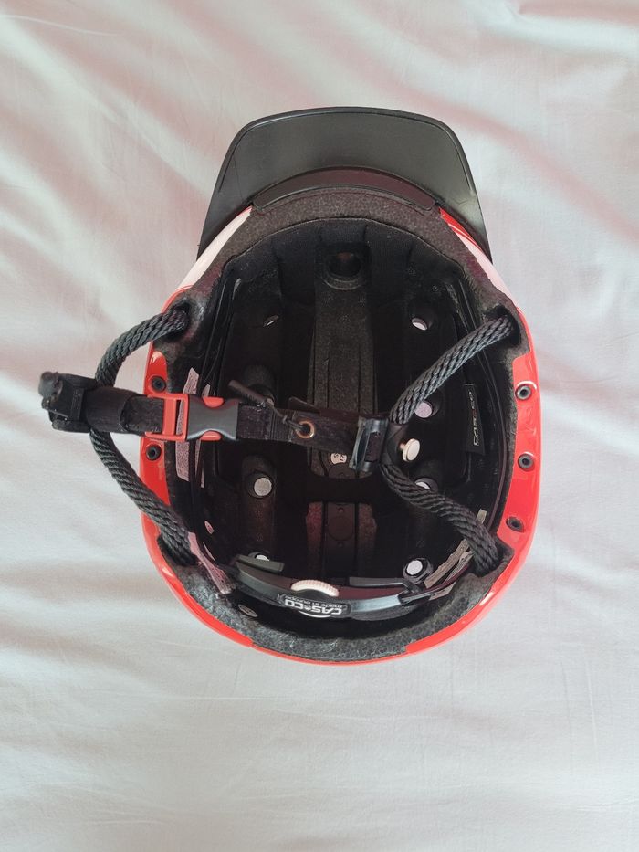 Casque vélo/ski Casco enfant rouge - Taille S (52 - 56 cm) - photo numéro 6