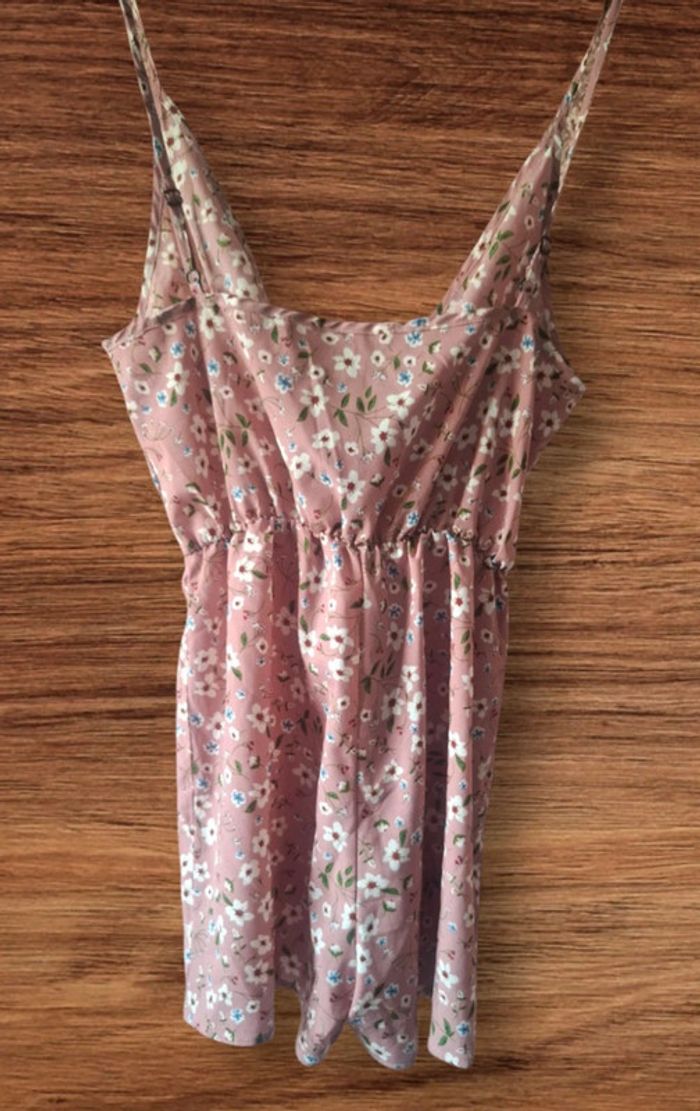 Combishort motif fleuris - photo numéro 4