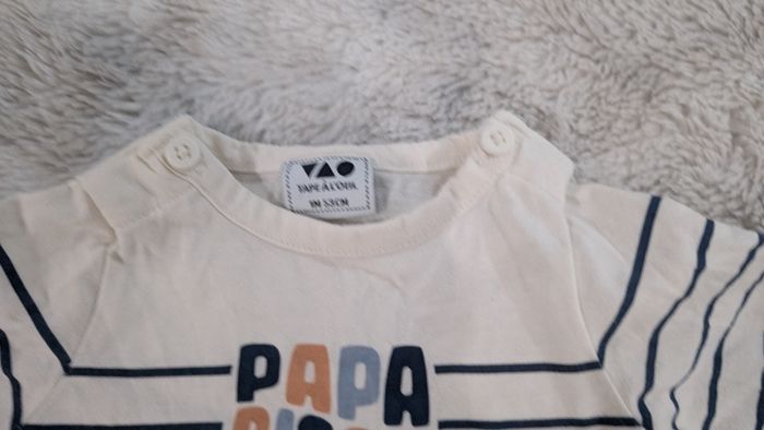 T-Shirt Tape à l'Oeil taille 1 mois - photo numéro 4