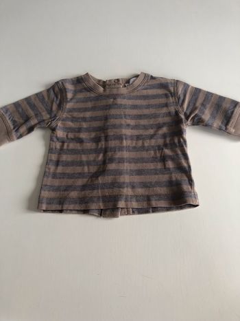 T-shirt bébé rayé 1M