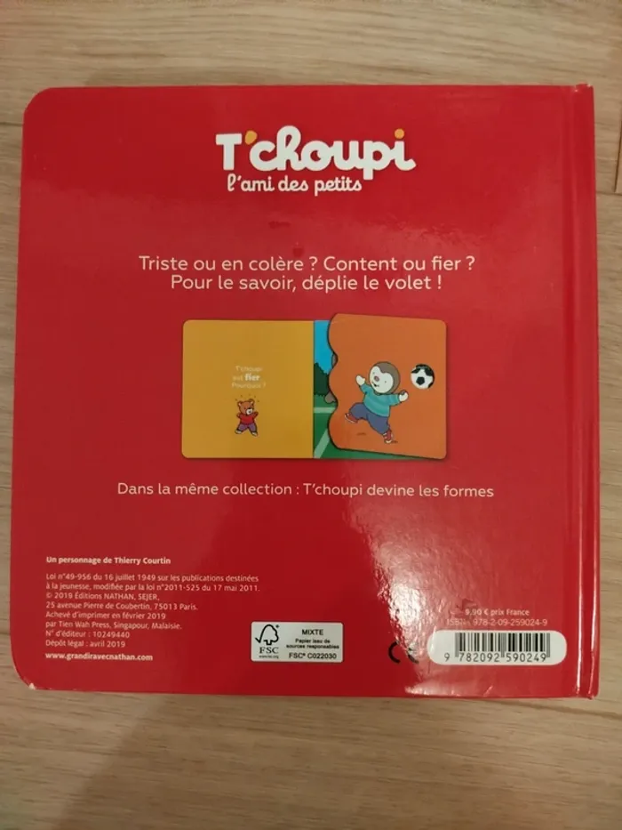 Livre animé "T'choupi devine les émotions" - photo numéro 3