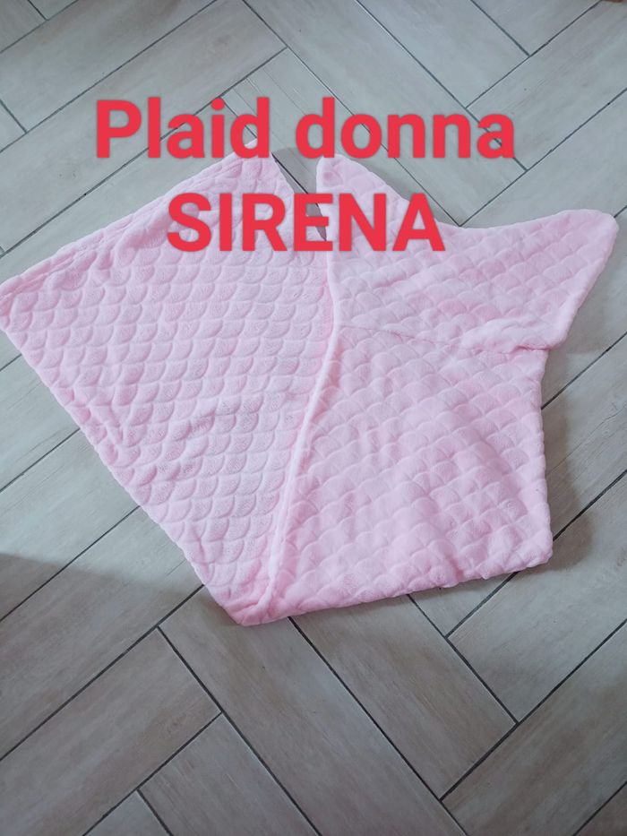 Plaid di lana sirena