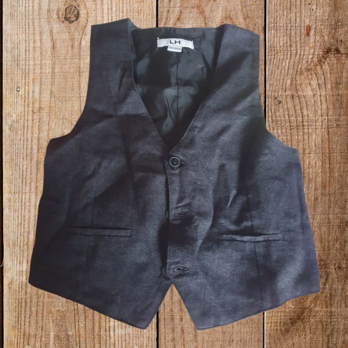 Veste de costume sans manche garçon T.6ans