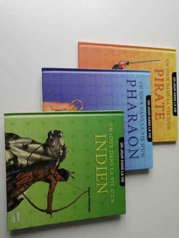 un jour dans la vie - lot 3 livres pour enfant