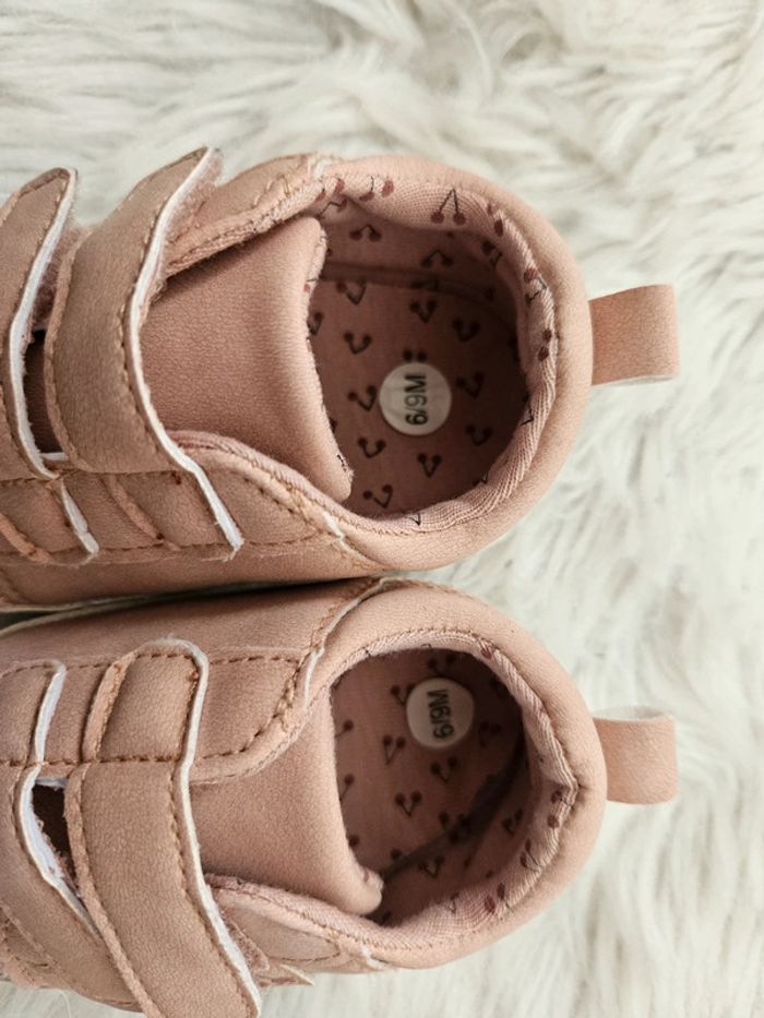 Chaussures bébé Kiabi 6/9 mois rose cerise - photo numéro 2