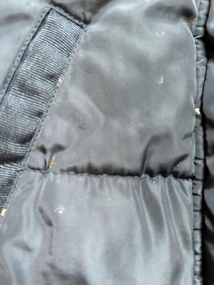 doudoune à capuche doublée polaire bleu marine 9/12 mois zara - photo numéro 3