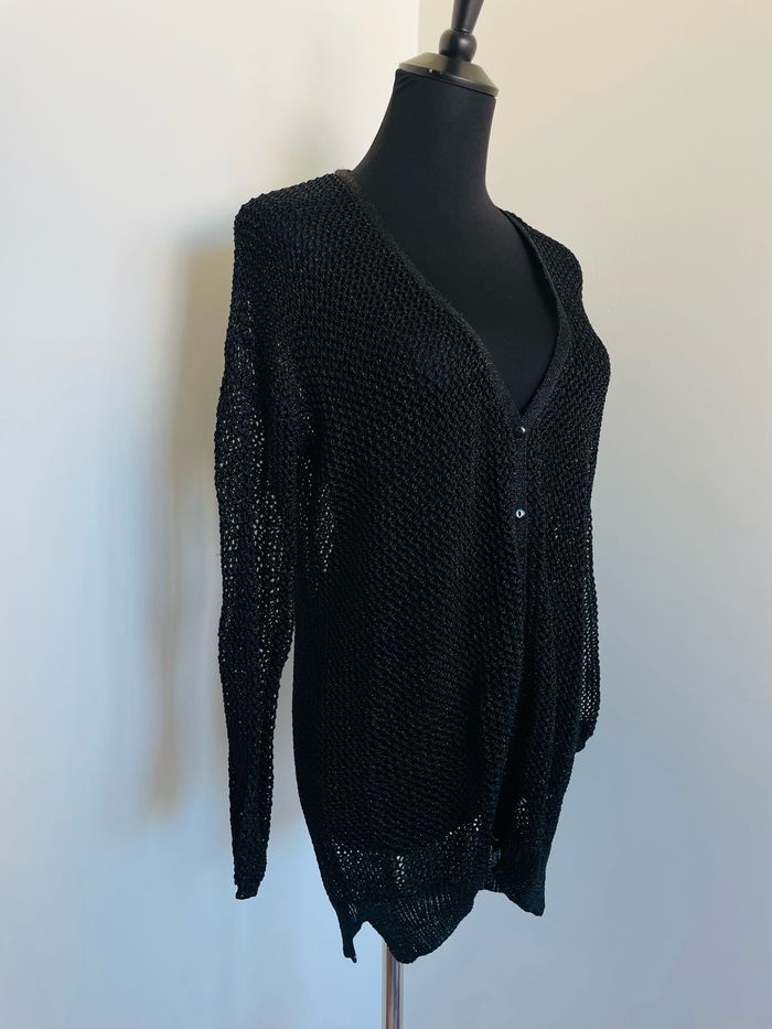🌸 Sublime Gilet noir en maille 🌸 Neuf. Jennyfer.Taille 38. - photo numéro 5