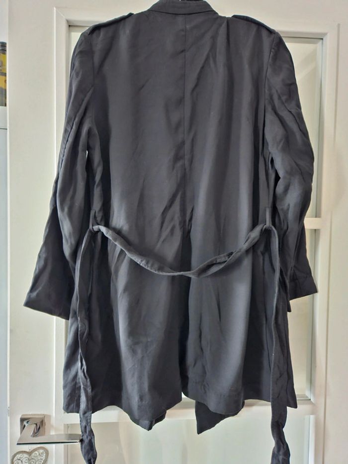 Veste légère ceinturée noire H&M - photo numéro 7
