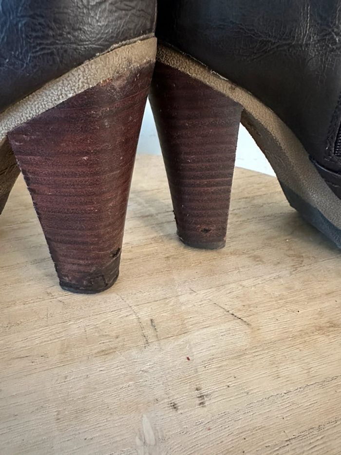 Bottes LPB cuir marron T38 - photo numéro 7