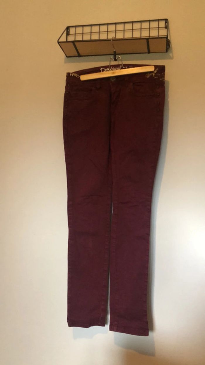Pantalon violine désigual