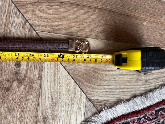 Ceinture fine marron avec boucle dorée tendance - NEUVE - photo numéro 5