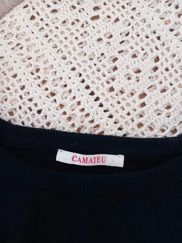 Pull fin noir Camaïeu - photo numéro 9