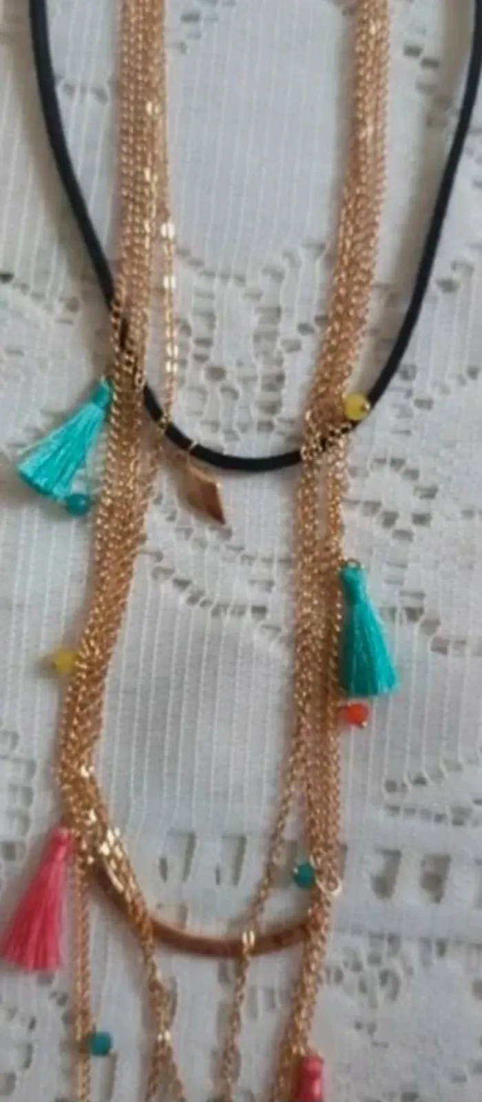 Lot de 2 colliers fantaisies, neufs - photo numéro 3