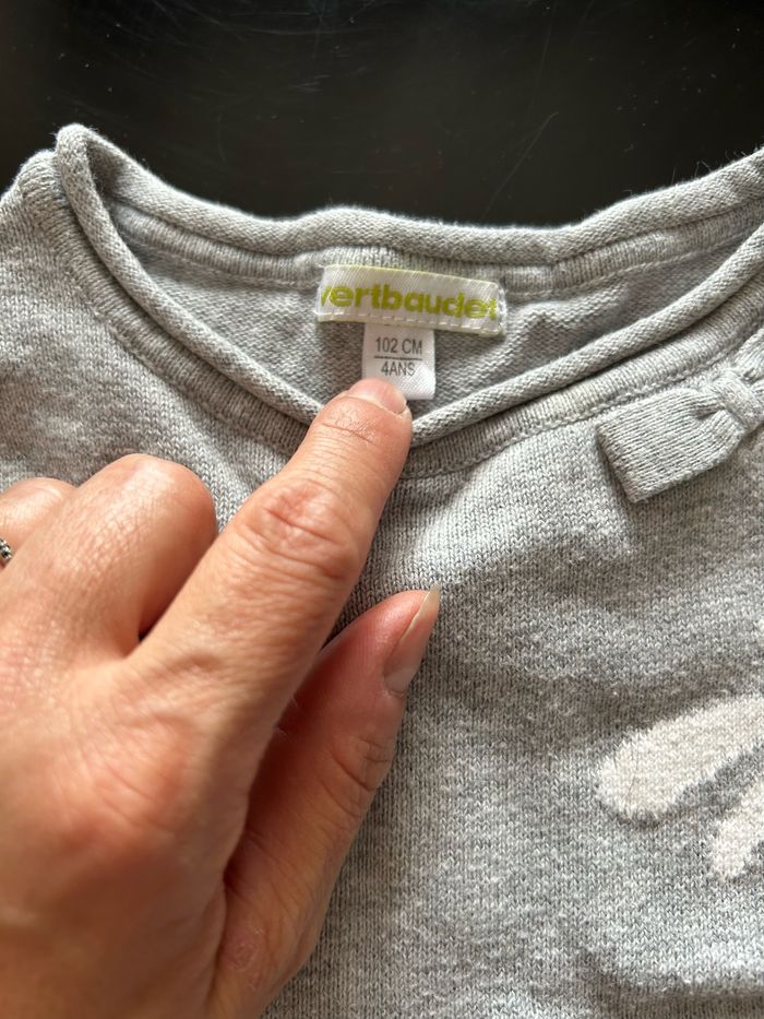 Robe libellule grise mi saison 4 ans - photo numéro 2