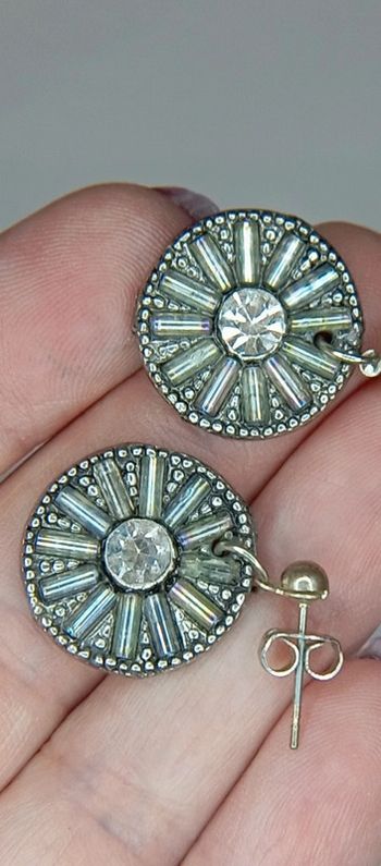 Boucles d'oreilles rondes vintage