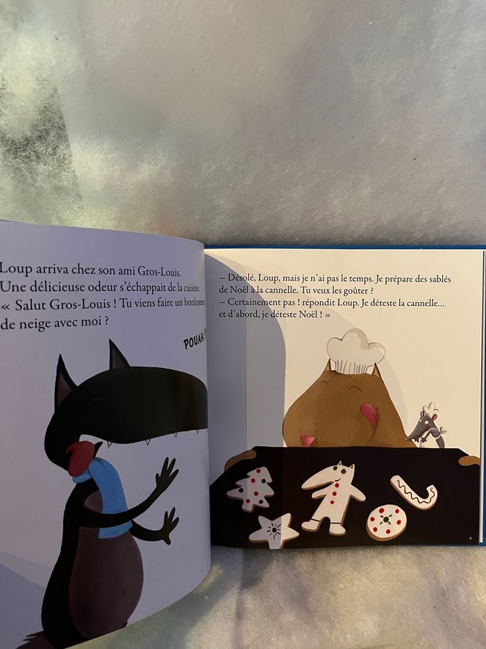 Livre Le loup qui n’aime pas Noël edition Auzou Neuf - photo numéro 3