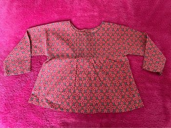 Blouse manches longues DPAM 12 mois - 74 cm