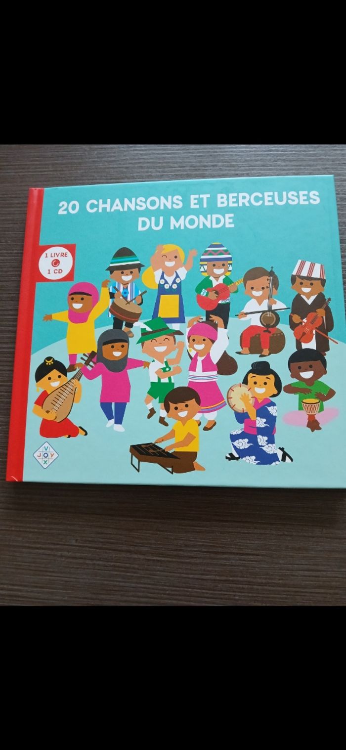 Livre avec cd  20 chansons et berceuses du monde