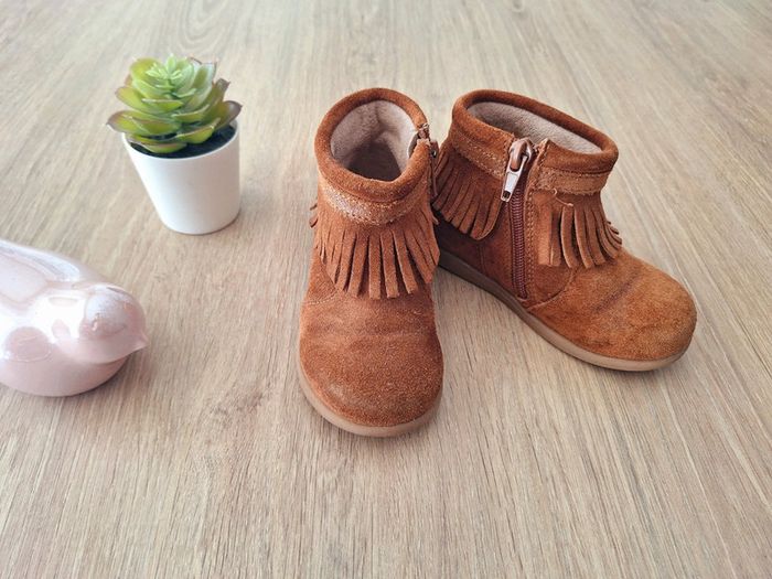 Bottines camel