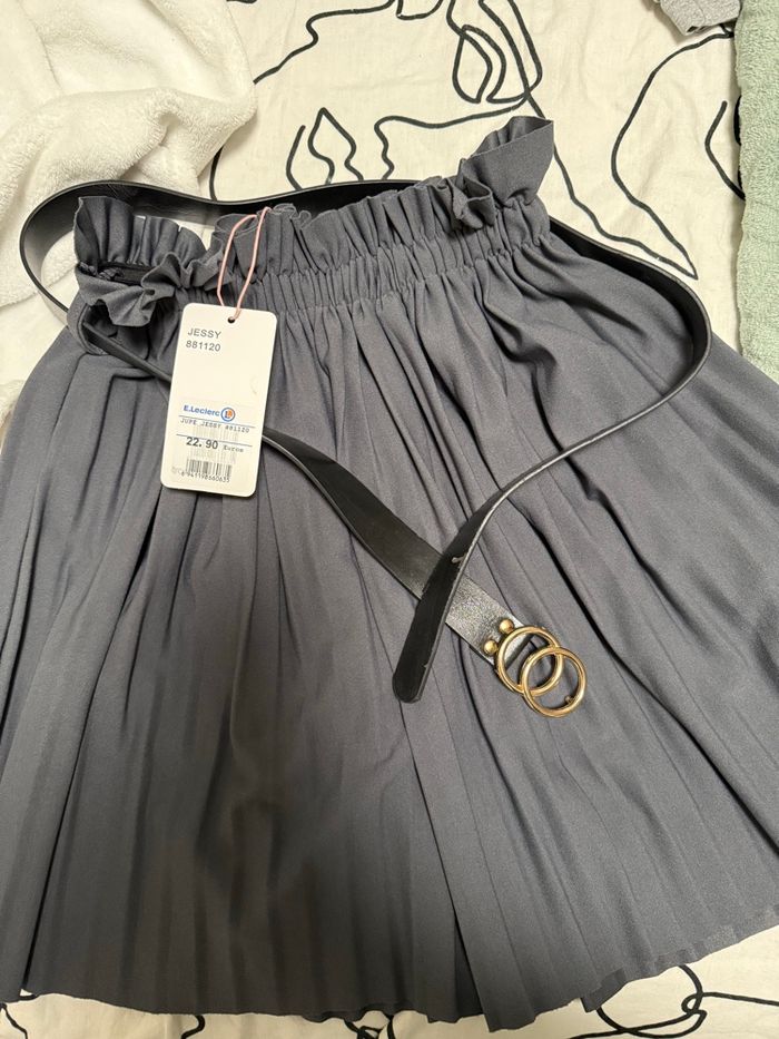Jupe évasé grise
