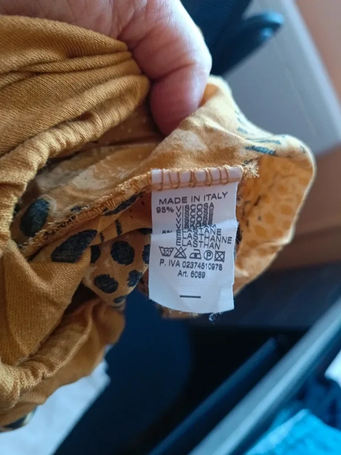 Pantalon Aladin fond moutarde - photo numéro 6