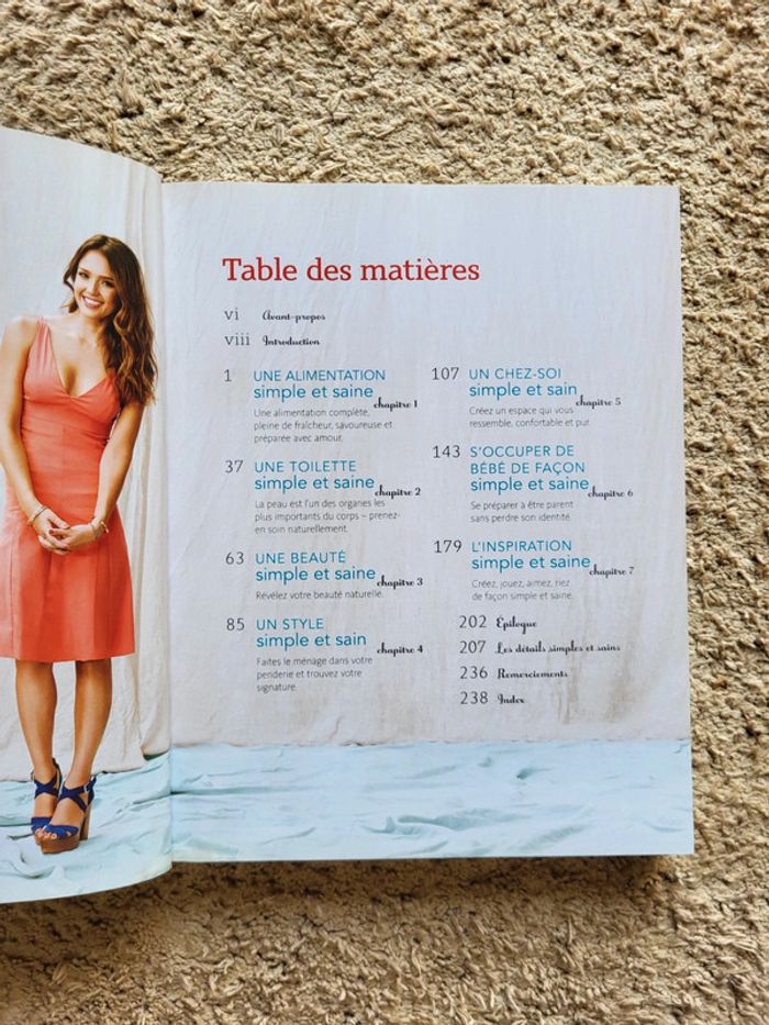 Livre « La vie, tout simplement » de Jessica Alba - guide bien-être/lifestyle - photo numéro 5