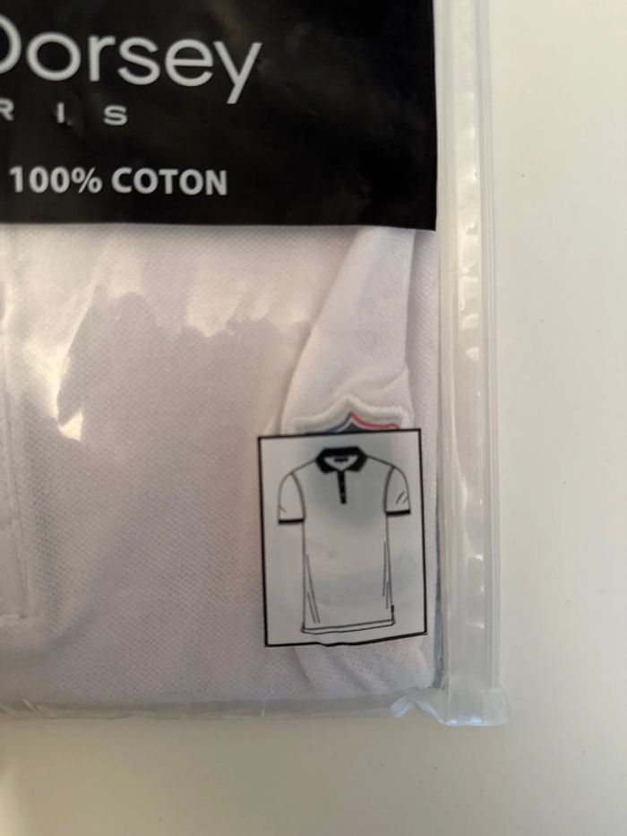 Polo Homme Neuf Yves Dorsey Paris - Blanc - Taille L - 100% Coton - photo numéro 2