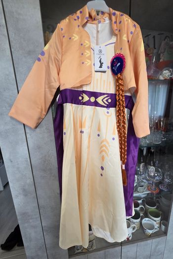 Robe déguisement Anna de la Reine des Neiges 2 - NEUVE