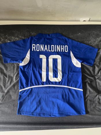 Maillot rétro Brésil 2002- Ronaldinho 10
