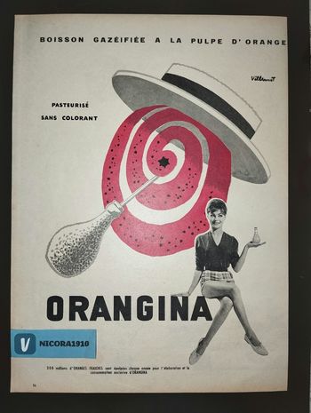 Affiche Orangina 1959 (CAGL