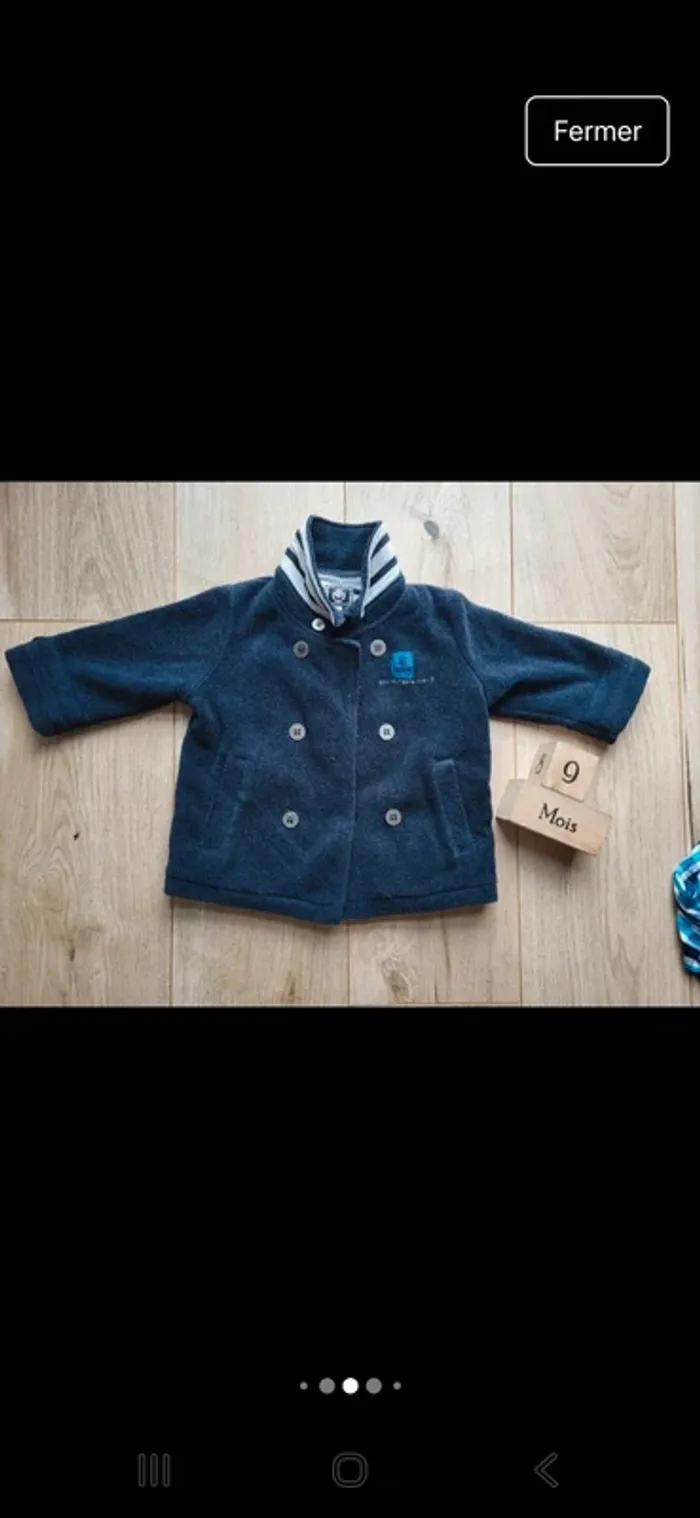 Manteau hiver bébé garçon