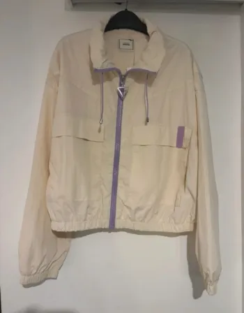 Veste coupe-vent beige et lavande Pimkie - Taille L