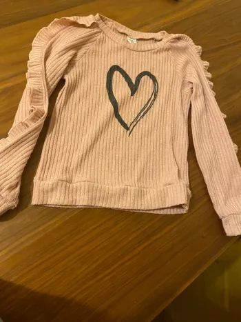 Pull léger rose SHEIN 7 ans